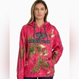 Mossy Oak Vibrant Pink Camo Pullover